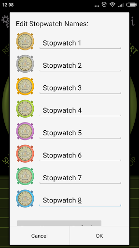 Screenshot of Stopwatch