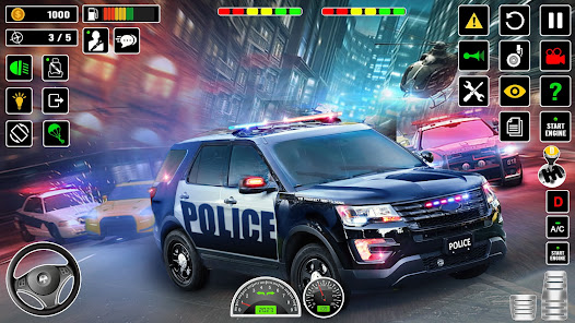 SUV Police Car Chase Cop Sim 0.2 APK + Mod (Unlimited money) إلى عن على ذكري المظهر
