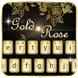 Gold rose Keyboard Theme icon