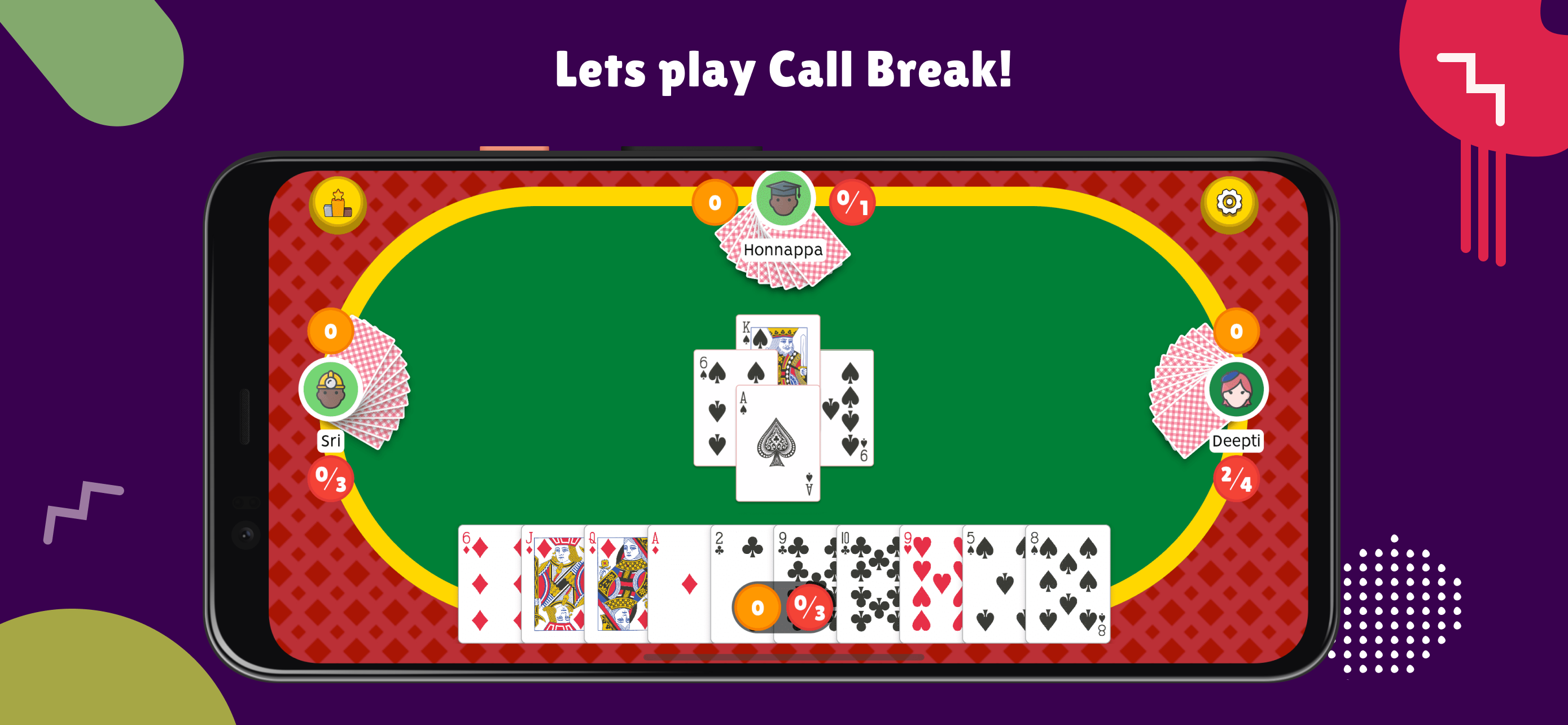 Callbreak Multiplayer Screenshot 1