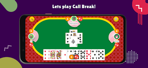 Android application Call Break Multiplayer screenshot