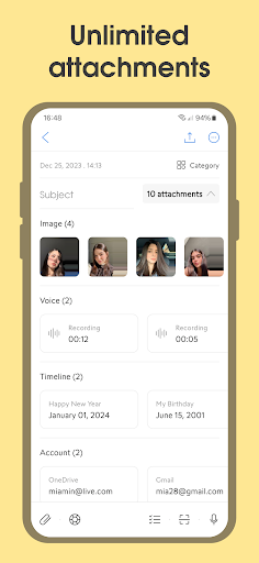 Open Note - Notebook, Notepad Screen 3