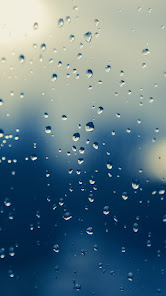 Screenshot 1 fondo pantalla gota agua azul android