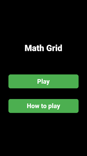 Android application Math Grid screenshort