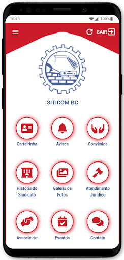 Android application SITICOM BC screenshort