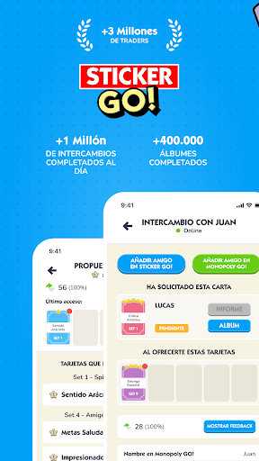 Vista previa de la aplicación