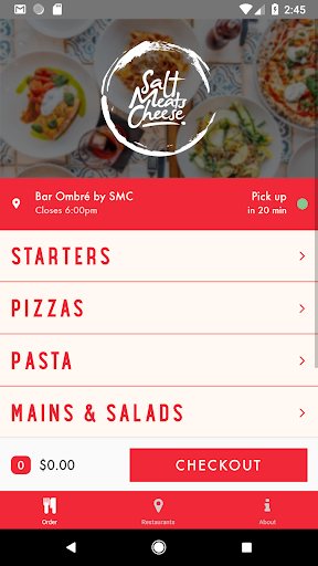 Android application Salt Meats Cheese screenshort