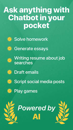 Android application Adam: AI Chatbot screenshort