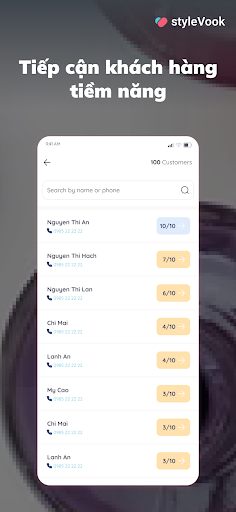 Android application StyleVook Business screenshort
