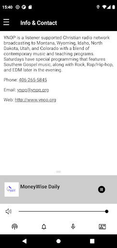 Android application Your Network of Praise screenshort