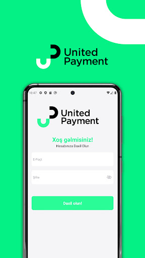 Android application United Payment screenshort