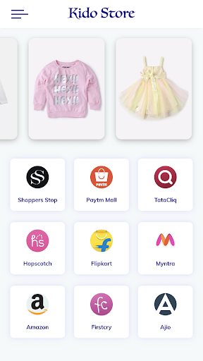 Android application Online Shopping App For Kids screenshort