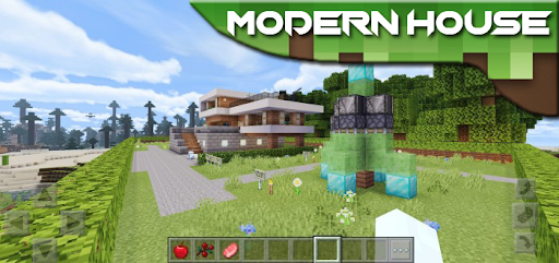 Modern House Map for Minecraft PE - MCPE MODS