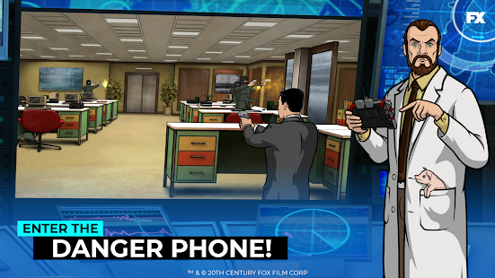 Archer: Danger Phone Idle Game Screenshot