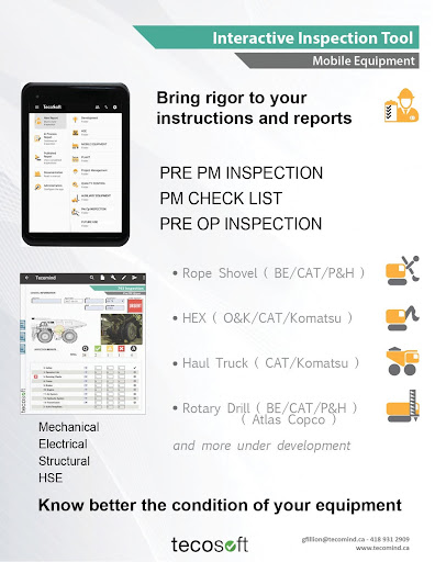 Android application Tecosoft HME Inspection screenshort