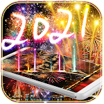 Cover Image of Скачать Happy New Year Fireworks Theme 2021 10002001 APK