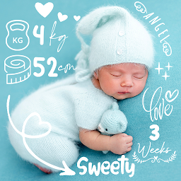 Imagem do ícone Adesivos para fotos de bebê