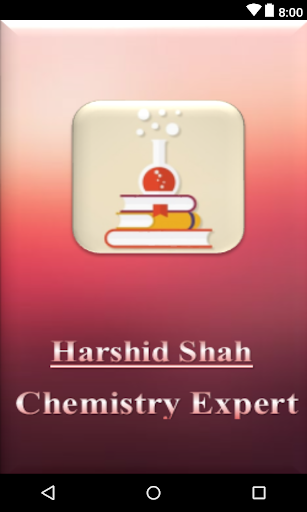 Android application Harshid Shah - Chemistry Exper screenshort