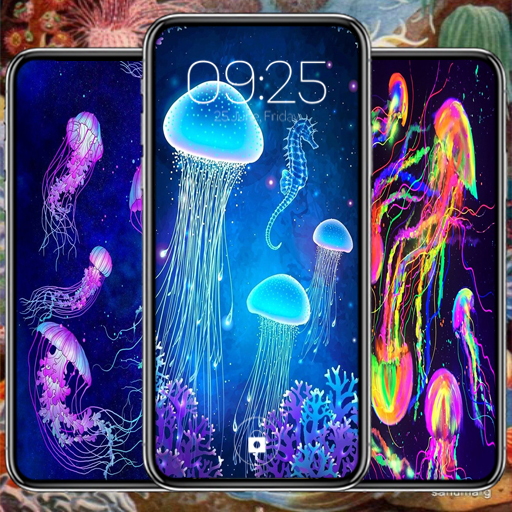 Sea Jellyfish Wallpaper logo
