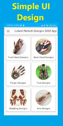 Latest Mehndi Designs -Offline Screen 2