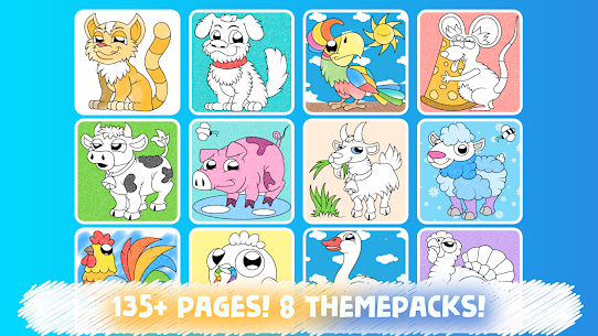 Easy coloring pages for kids 2