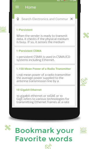 Electronics & Comm Dictionary Screen 3