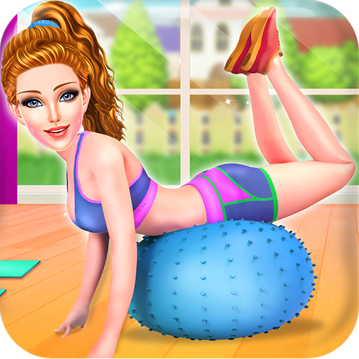 Fitness girls lifestyle logo