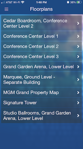iMeet Events Screen 3