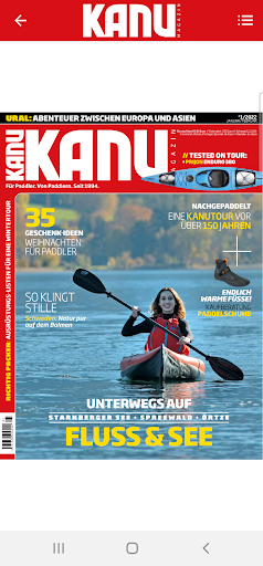 Android application KANU MAGAZIN screenshort