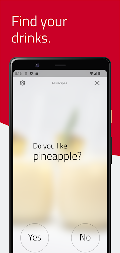 Android application mixable, the cocktail app screenshort