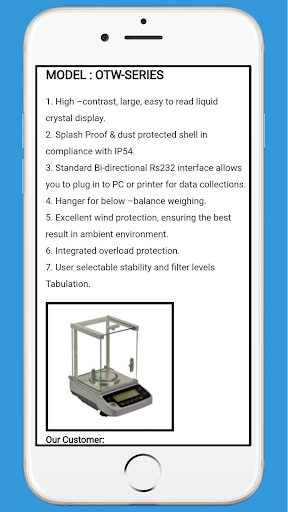 OmegaWeighing Screen 2