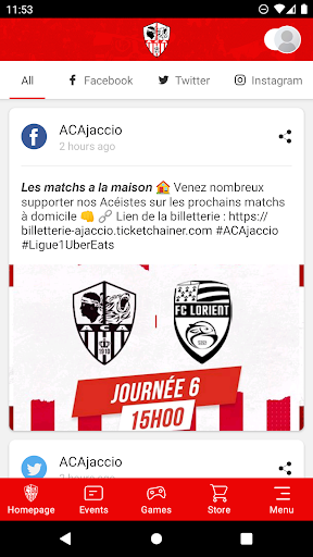 AC Ajaccio Screen 3