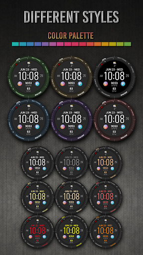 PW69 Digital Watch Face screenshot 5