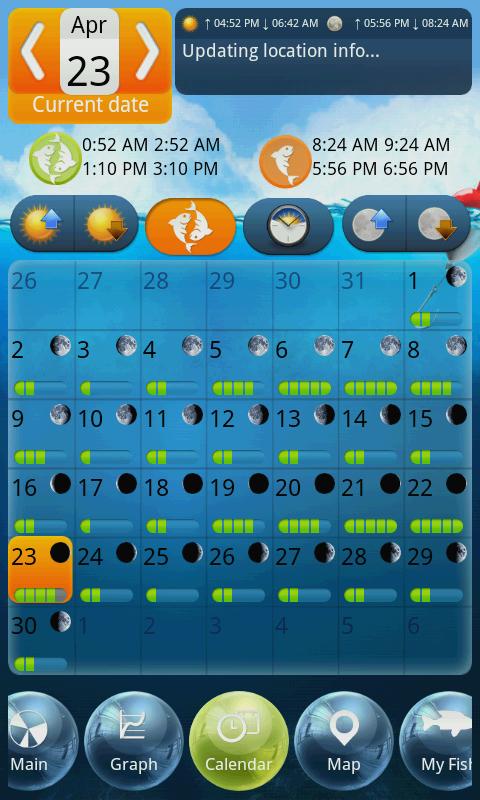 Android application Fishing Deluxe screenshort