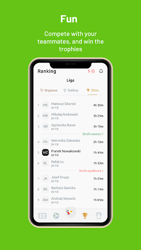 Android application Better Footballer screenshort