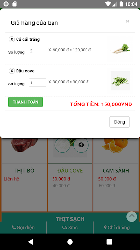 Chợ sạch 24h Screenshot 4 - AppWisp.com