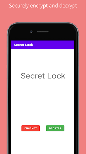 Android application Secret Lock - File Encryption screenshort