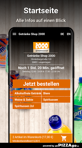 Getränke Shop 2000 Langenhagen Screen 2