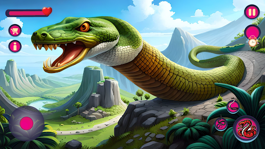 Imágen 3 Wild Snake Anaconda Cobra Game android