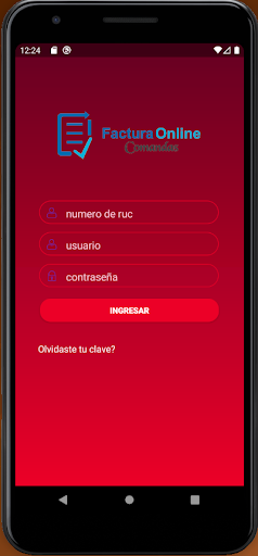 Android application Factura Online Comandas screenshort
