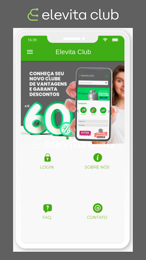 Android application Elevita Club screenshort