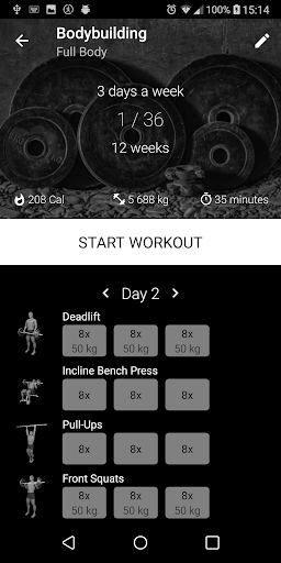 Bodybuilding. Weight Lifting Screenshot 1