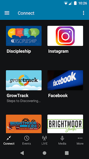 Android application Brightmoor Church screenshort