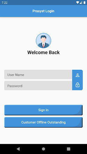 Android application PRASYST screenshort