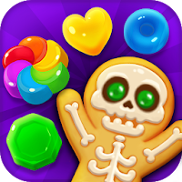 Spooky Cookie Party : Sweet Blast Puzzle Games