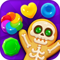 Spooky Cookie Party : Sweet Blast Puzzle Games