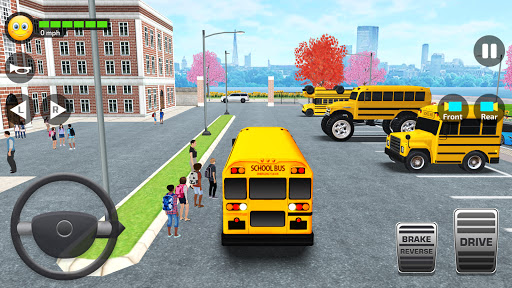 School Bus Simulator - Driving Simulator Games apkmartins screenshots 1