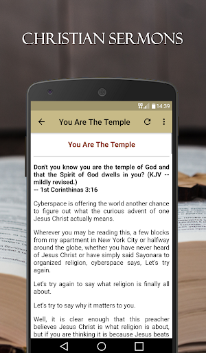 Christian Sermons Screen 2