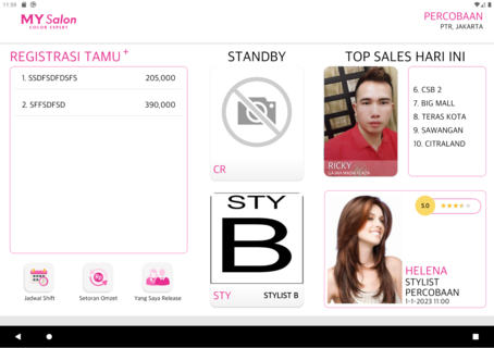 My Salon Cabang Screen 2