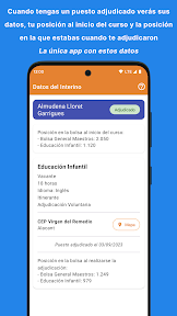 Interinos CV. Bolsas Educación screenshot
